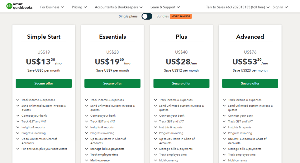 4 Best Accounting Software for Small Business 2 QuickBooks pricing