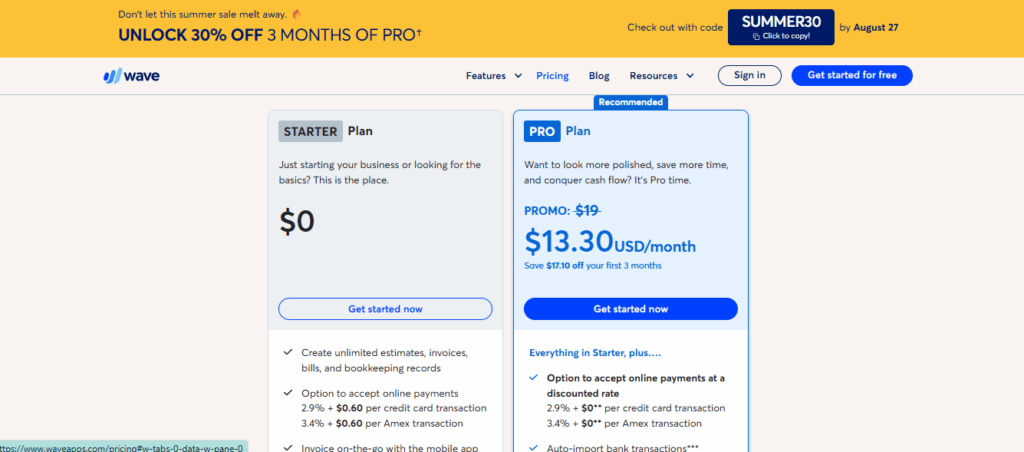 4 Best Accounting Software for Small Business 8 wave pricing