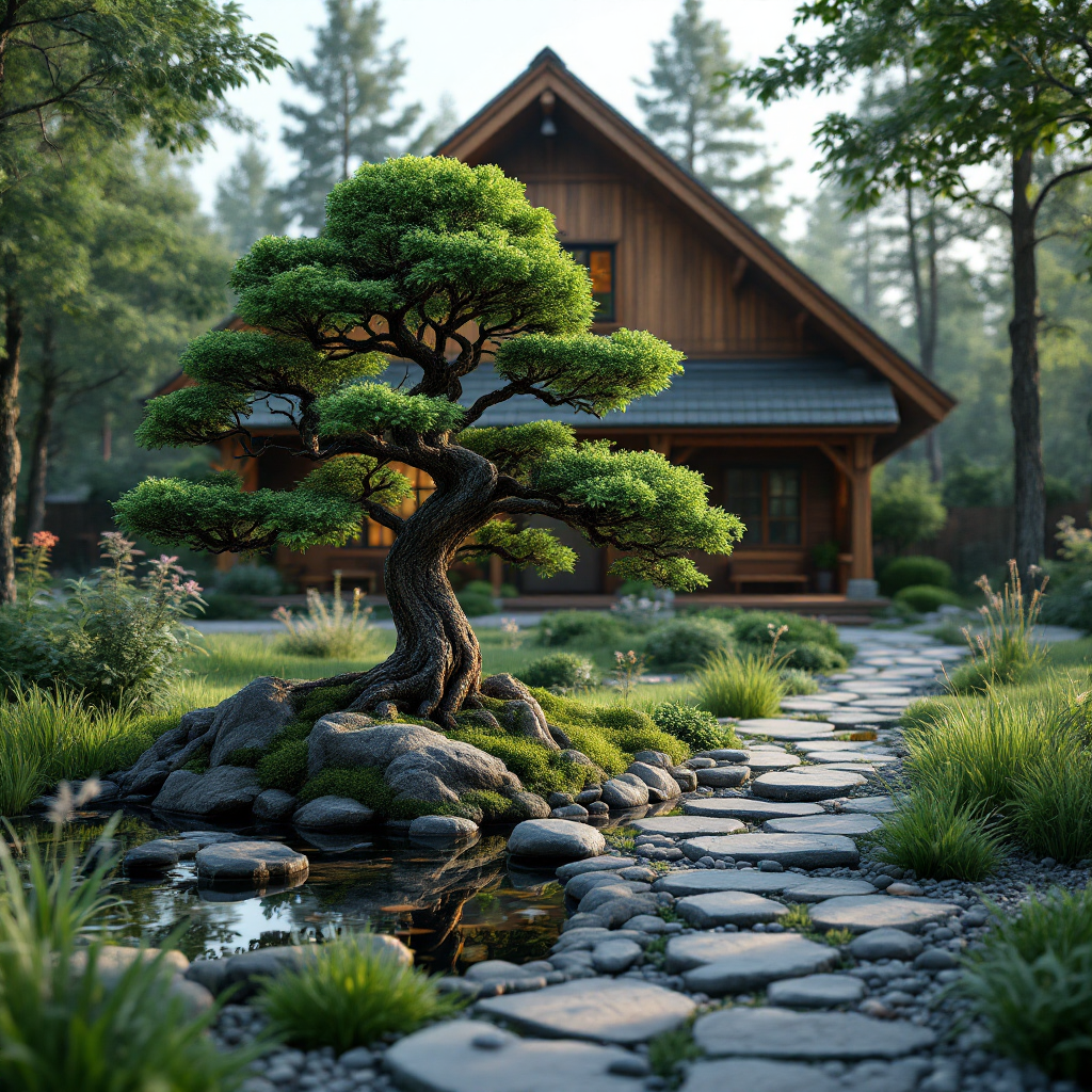 real estate marketing - bonzai and a cabin