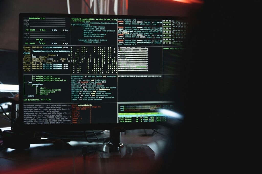 Top Reasons to Start Using a VPN for All Your Online Activities 1 Complex code displayed on a computer screen.