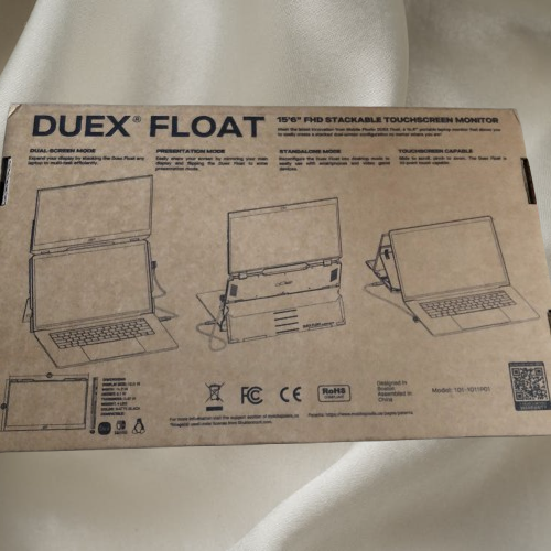 Duex Float Monitor Extender Review: A Game-Changer for Productivity? 3 Monitor Duex Float box back