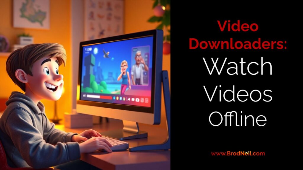 5 Best Video Downloaders for 2025 1 boy downloading video on computer