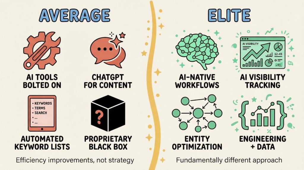 SEO: Average vs Elite