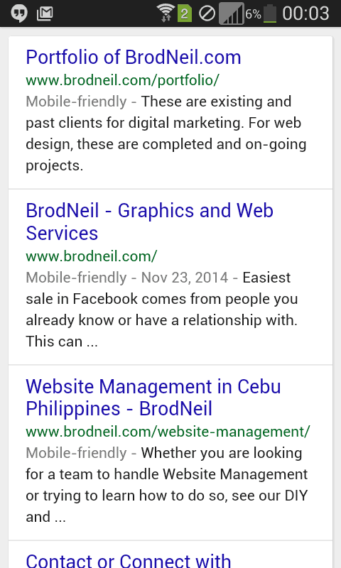 mobile-friendly label in google serps