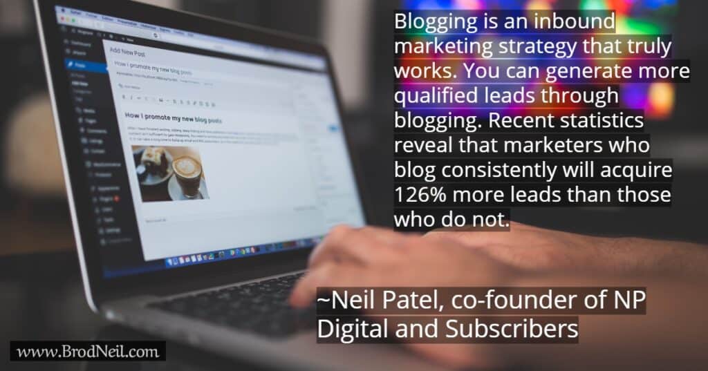Blogging: Guide, Tips, and Trends 2 quote on marketing strategy - blogging