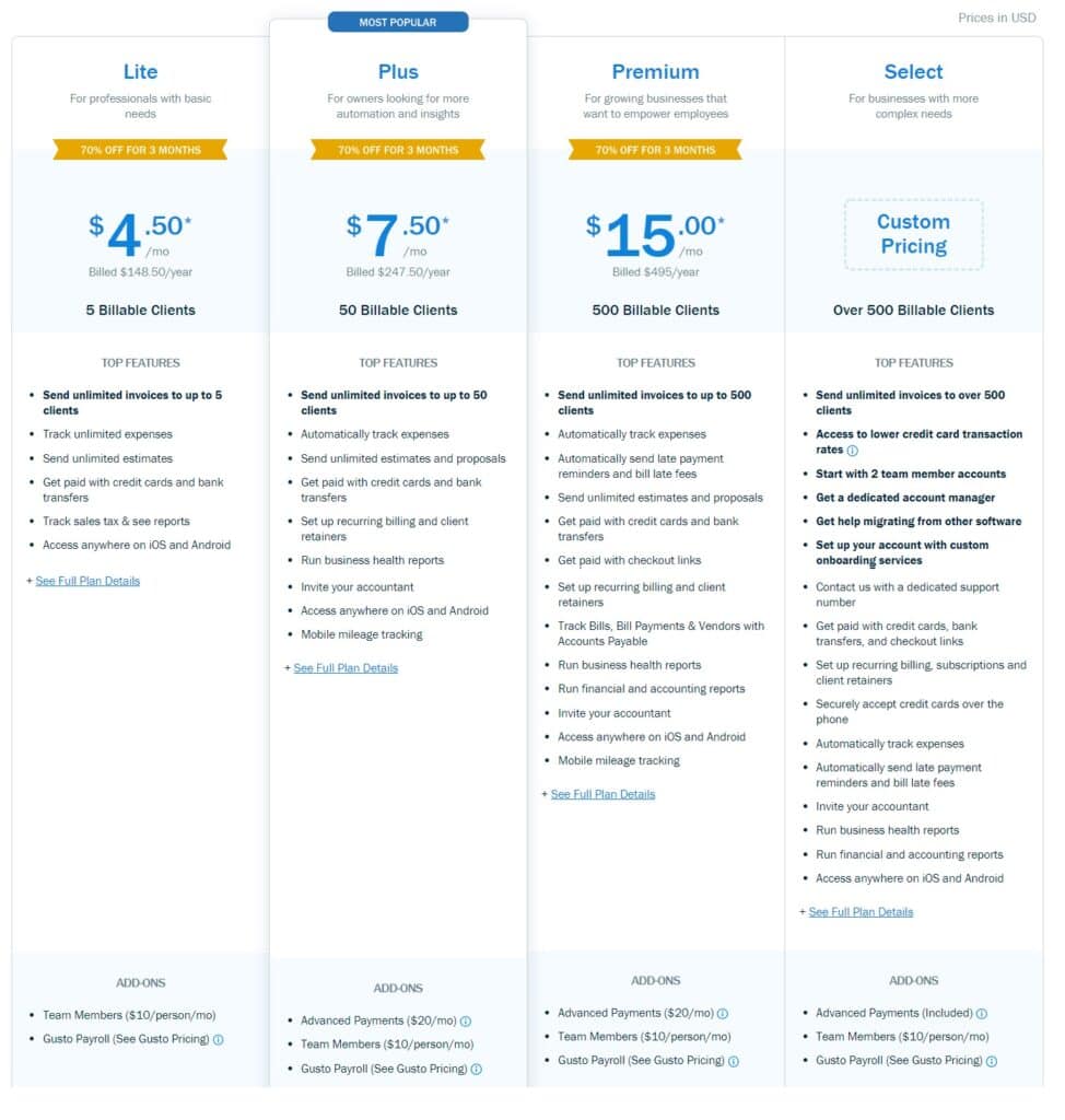4 Best Accounting Software for Small Business 8 FreshBooks-pricing-brodneil
