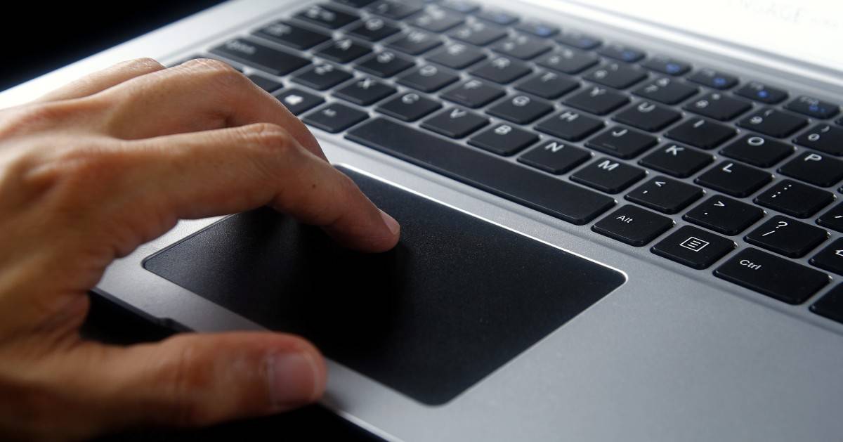 computer grey laptop