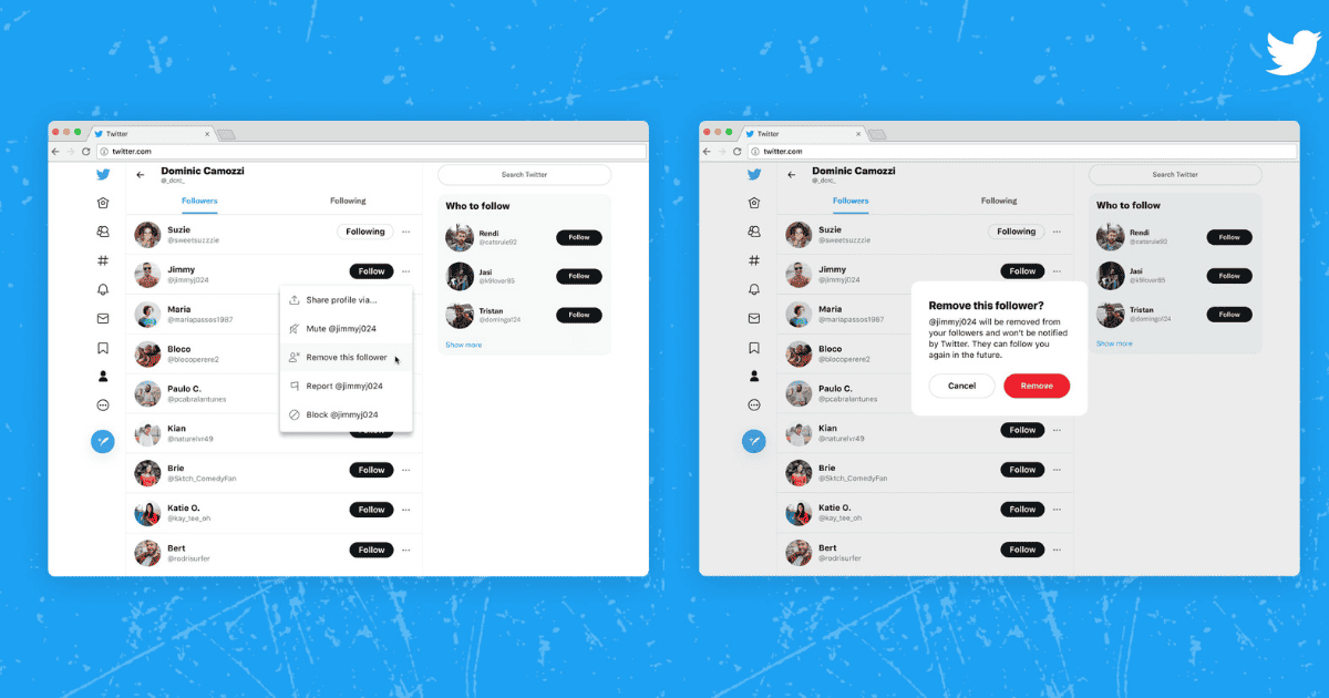 Twitter's New Feature of Removing Followers without Blocking Them Is Now Being Tested 20 Twitter’s New Feature of Removing Followers without Blocking Them Is Now Being Tested