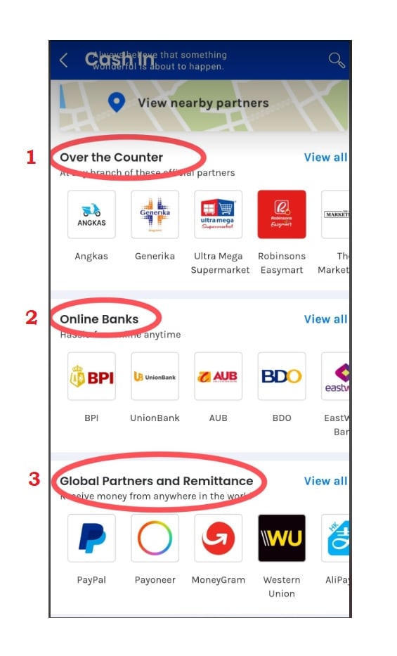 GCash: All You Need to Know 8 gcash cash in menu