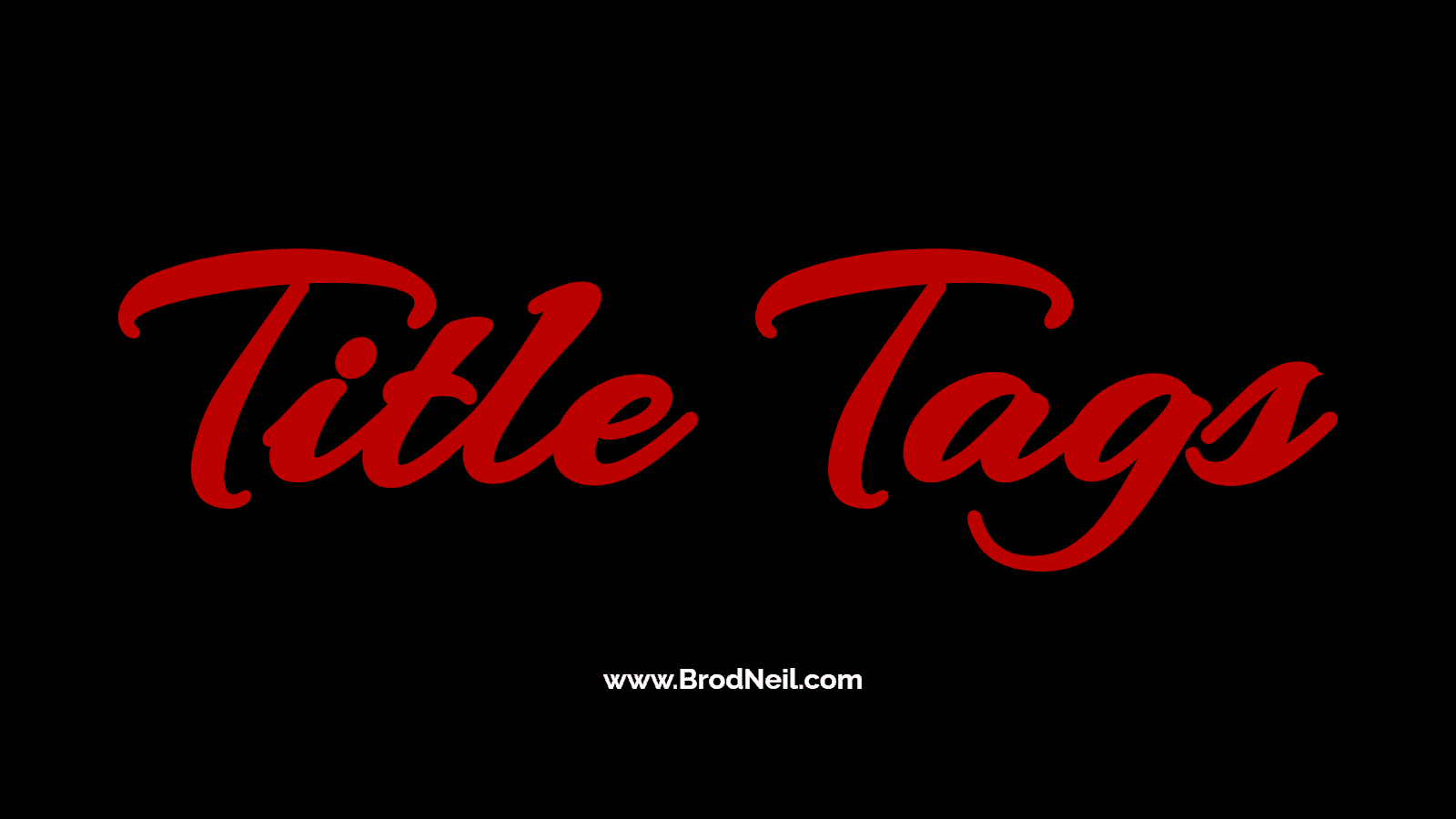 Title Tags