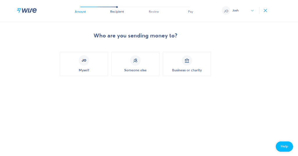 wise.com sending money