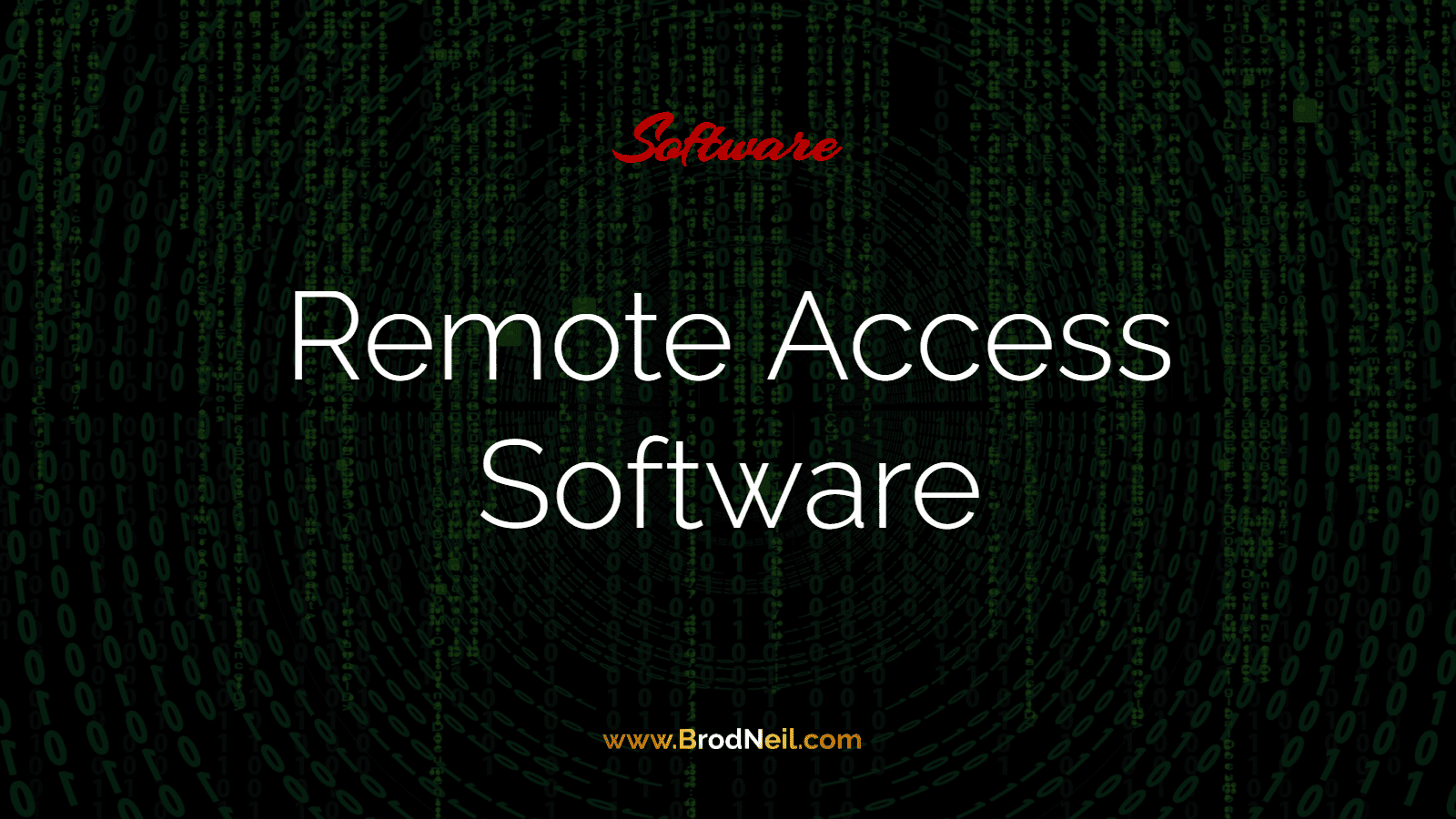 Remote Access Software