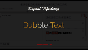 Bubble Text