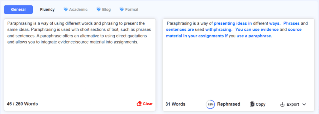 How to Take Benefits from a Paraphrasing Tool in Content Marketing? 3 paraphrasing tool sample