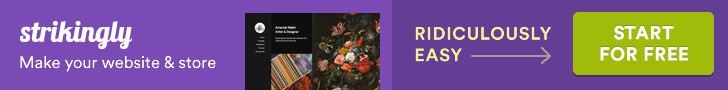 web design strikingly- header
