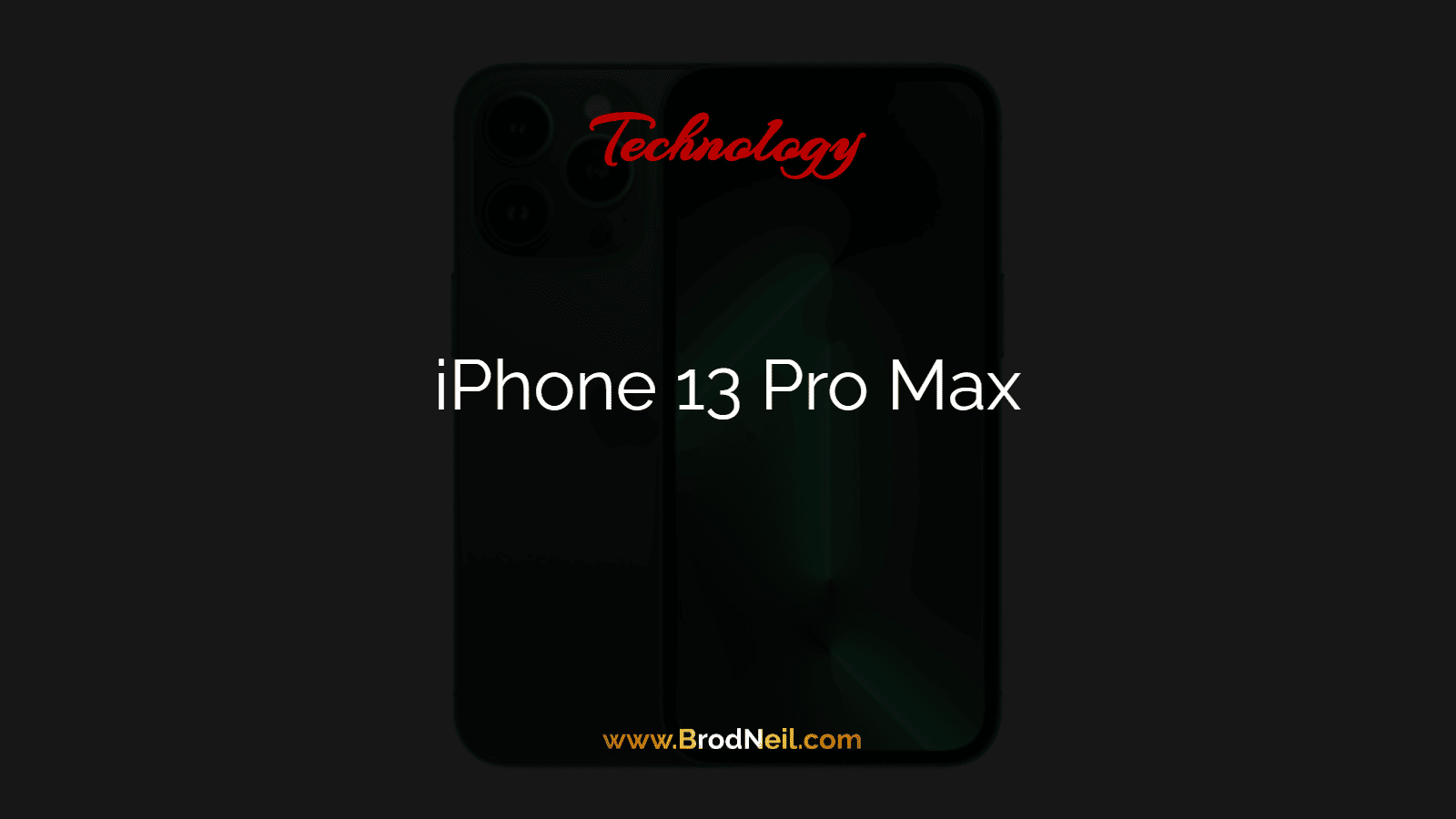 iPhone 13 Pro Max