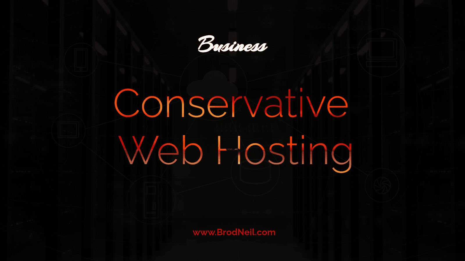 Web Hosting for Conservatives