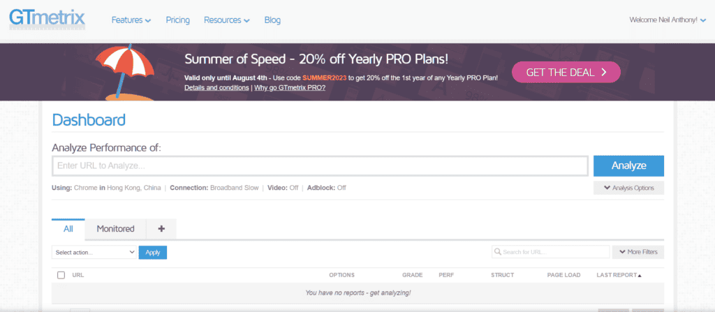 Optimizing Website Speed for Lightning-Fast Experiences 3 gtmetrix