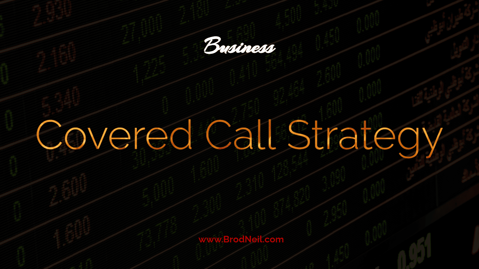 Covered Call Strategy