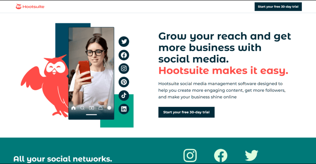 How B2B SaaS Revolutionizes Social Media Management for Businesses 2 hootsuite - b2b saas for social media management