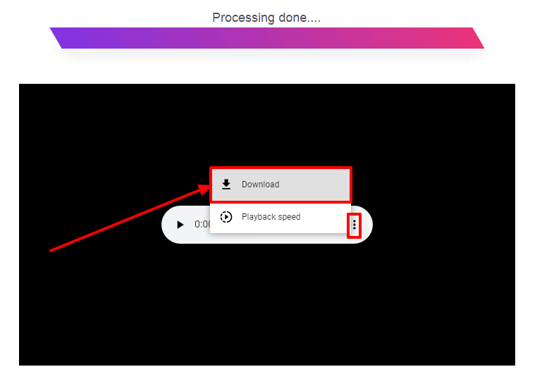 Audioenhancer.ai: The Best Way to Enhance Your Voice Recordings 6 Processing done
