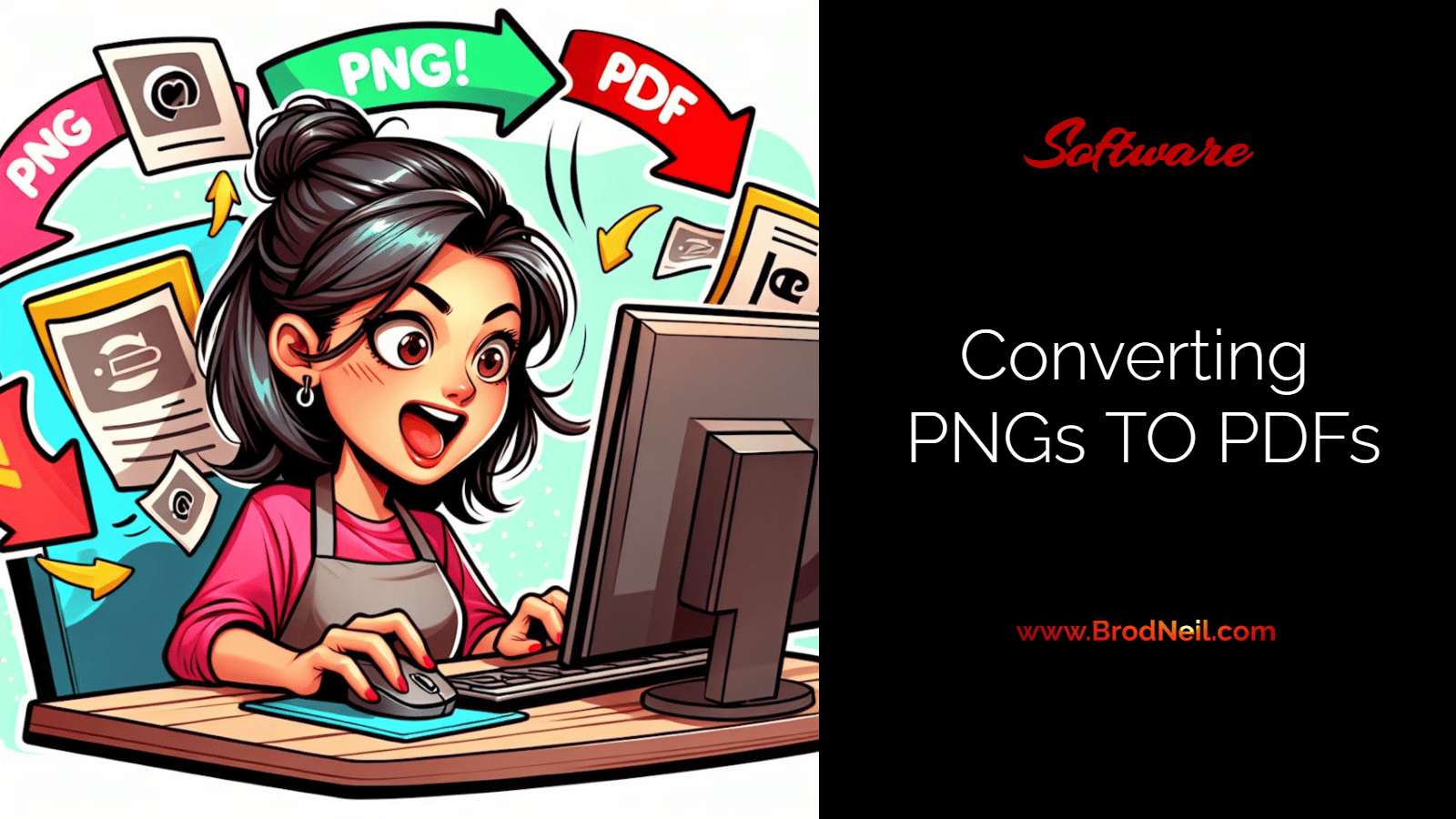 Converting PNGs TO PDFs