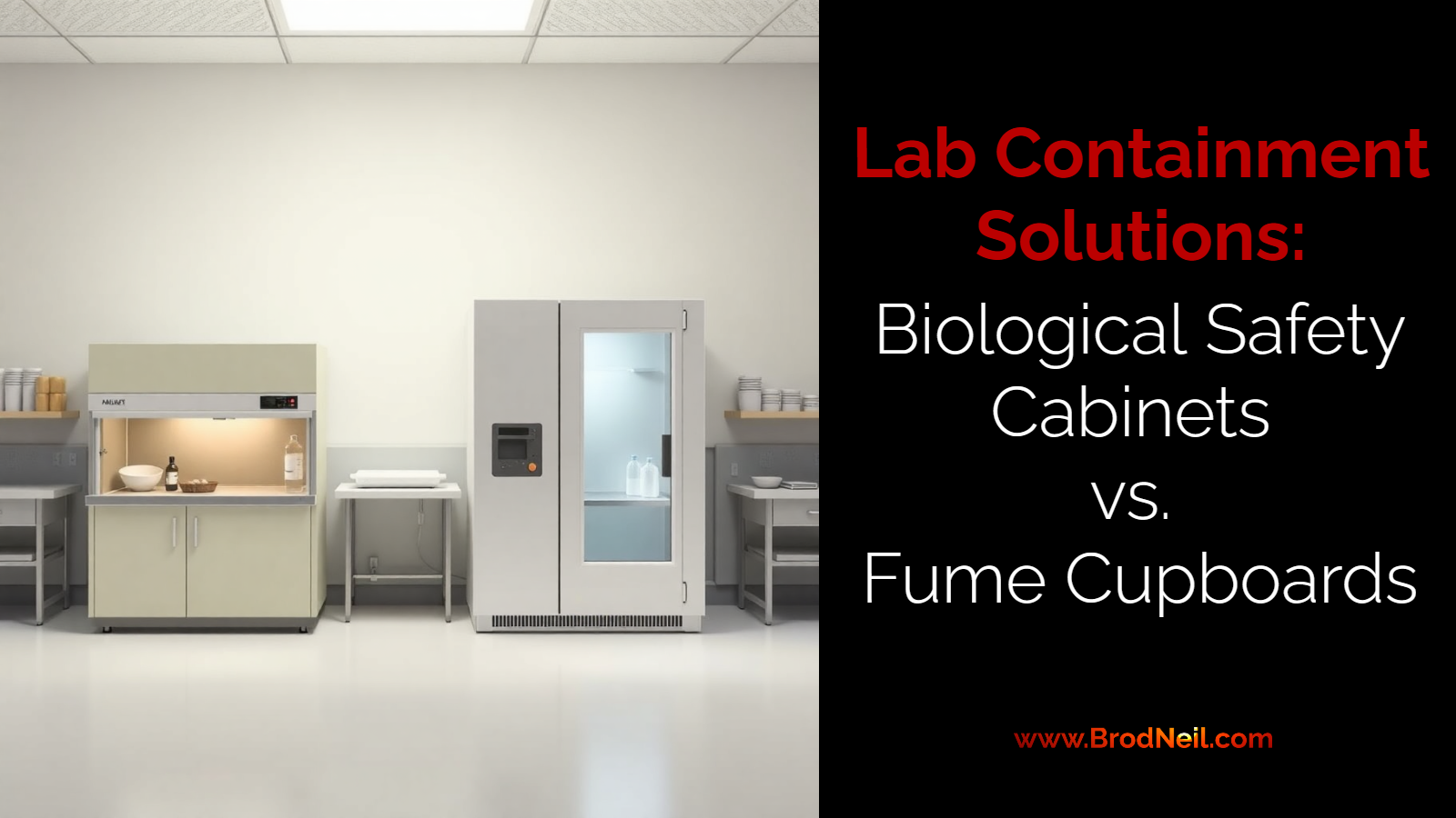 Popular Lab Containment Solutions: Biological Safety Cabinets vs. Fume Cupboards