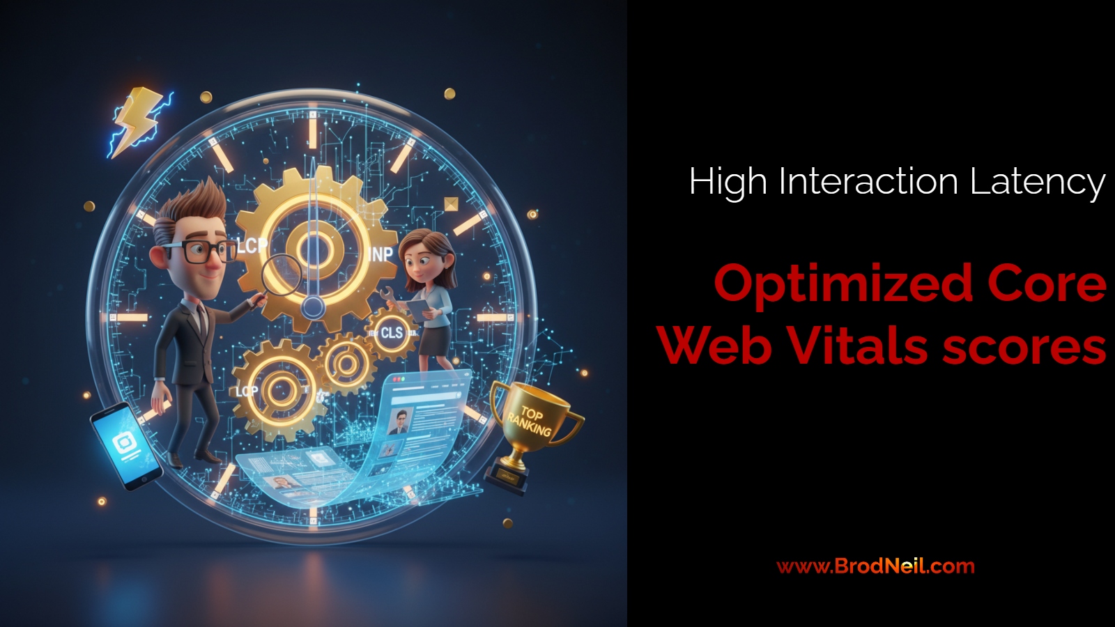 How can an SEO company improve site speed and core web vitals?