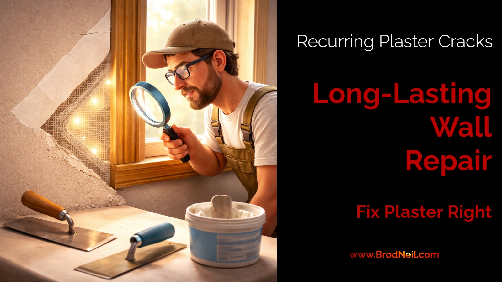 Plaster Repair Methods for Recurring Cracks Around Doors, Windows, and Ceiling Corners